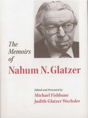 cover image of The Memoirs of Nahum N. Glatzer